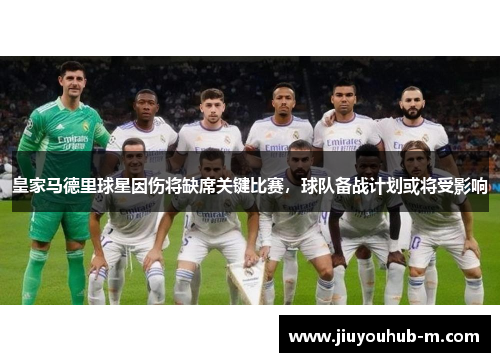 皇家马德里球星因伤将缺席关键比赛，球队备战计划或将受影响